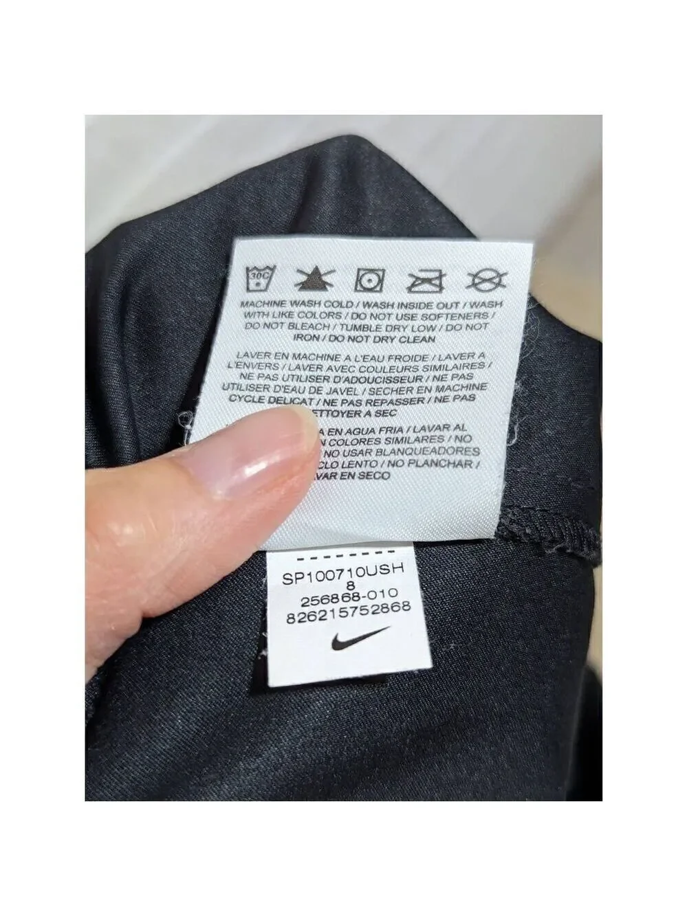Nike Golf Women's 8 Black Dri-Fit Skort